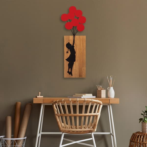Dekorativt treveggtilbehør Banksy - 17