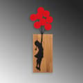 Miniatyrbilde 6 av 9: Dekorativt treveggtilbehør Banksy - 17