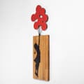 Miniatyrbilde 7 av 9: Dekorativt treveggtilbehør Banksy - 17
