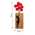Miniatyrbilde 8 av 9: Dekorativt treveggtilbehør Banksy - 17