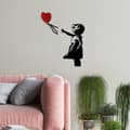 Miniatyrbilde 1 av 7: Dekorativt metallveggtilbehør Banksy - 13-1