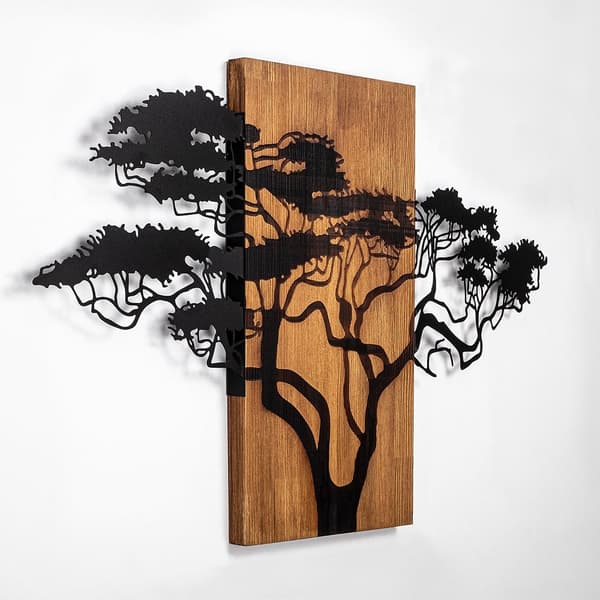 Dekorativt treveggtilbehør Acacia Tree - 387