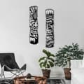 Miniatyrbillede 4 af 7: Dekorativt metalvægtilbehør Tiki