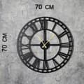 Miniatyrbilde 4 av 4: Dekorativ veggklokke i metall WATCH-038