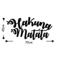 Miniatyrbillede 3 af 3: Dekorativt metalvægtilbehør Hakuna Matata