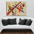Miniatyrbilde 1 av 3: Dekorativt lerretsmaling 70100KANDINSKY003