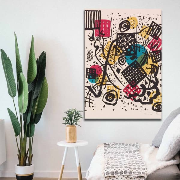 Dekorativ canvasmålning 70100KANDINSKY005