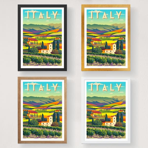 Plakat A4 Italia - 1963