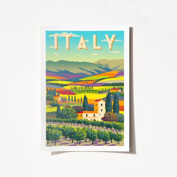 Plakat A4 Italia - 1963