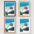 Miniatyrbilde 2 av 4: Plakat A3 Les Alpes - 1990