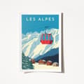 Miniatyrbilde 1 av 4: Plakat A3 Les Alpes - 1990