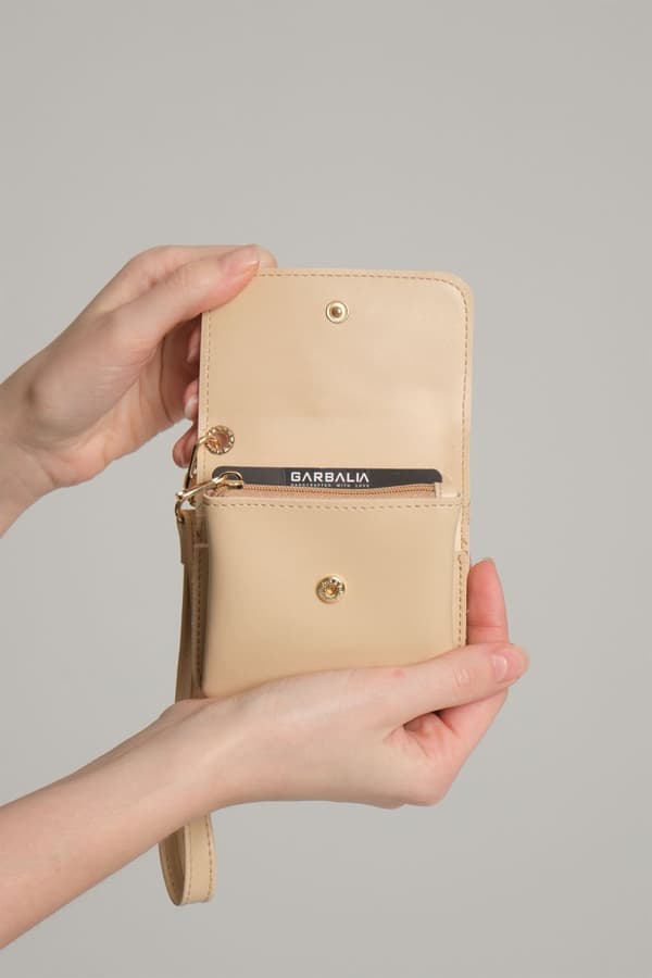 Dame lommebok Mini Best - Beige