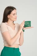 Miniatyrbilde 5 av 9: Dame lommebok Mini Best - Grønn