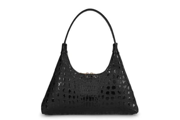 Axelväska 505 - Croco Black