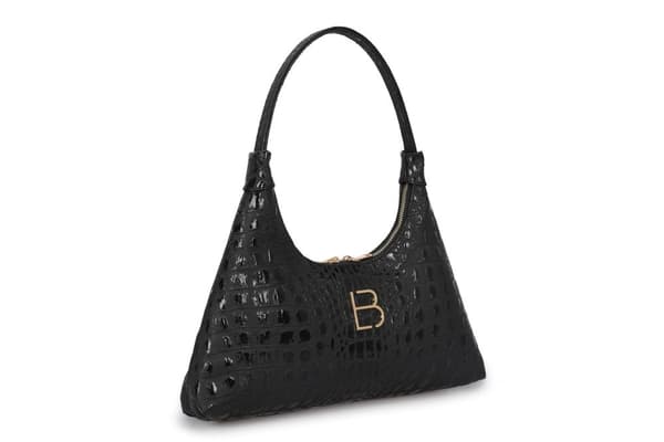Axelväska 505 - Croco Black