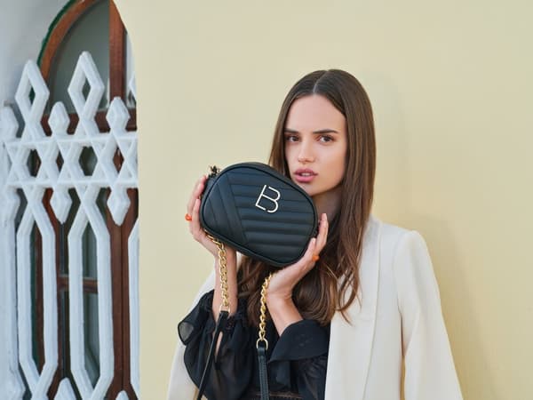 Crossbody Bag 1298 - tummanvihreä