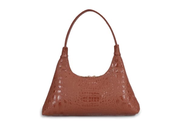 Skuldertaske 505 - Croco Tan