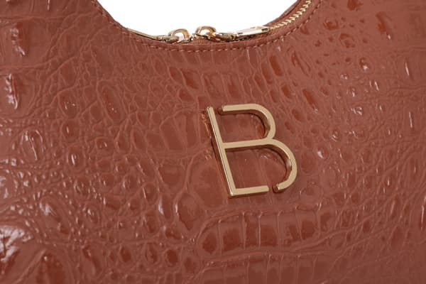 Skulderveske 505 - Croco Tan