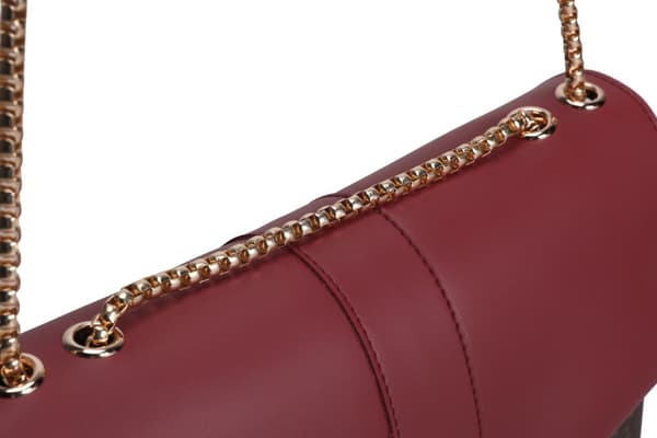 Skulderveske 1228 v2 - Claret Rød, Brun