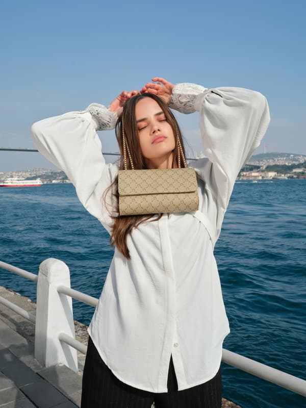 Crossbody taske 1283 v2 - Creme