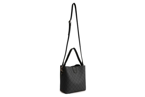 Bucket Bag 328 v2 - harmaa, musta