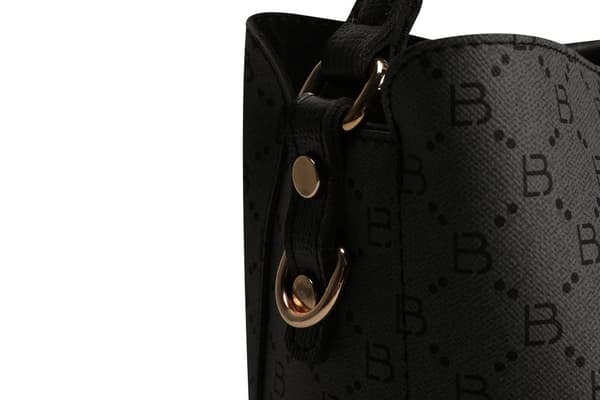 Bucket Bag 328 v2 - harmaa, musta