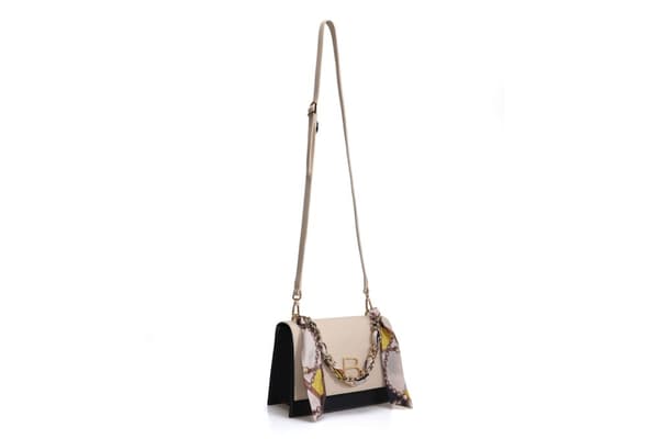 Crossbody Bag 918 - kermanvärinen, tummansininen