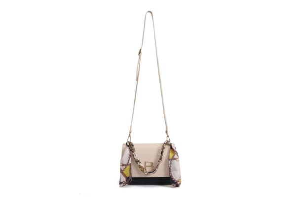 Crossbody Bag 918 - kermanvärinen, tummansininen