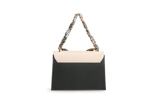 Crossbody taske 918 - Creme, Mørkegrøn