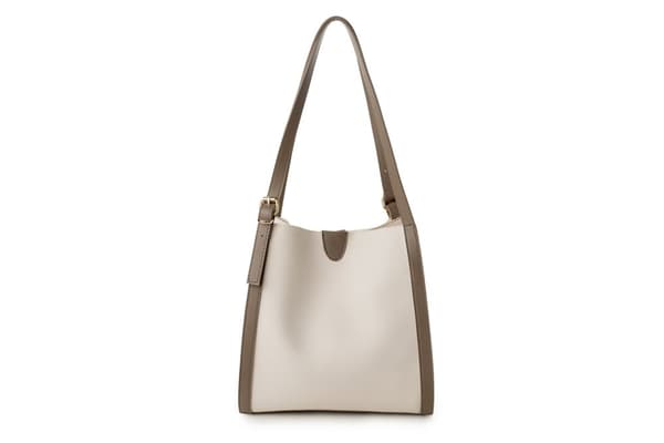 Tote Bag 352 - Krem, Mørk Mink