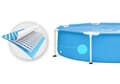 Miniatyrbillede 3 af 6: Haveramme swimmingpool 244x51 Intex metalramme