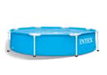 Miniatyrbillede 1 af 6: Haveramme swimmingpool 244x51 Intex metalramme