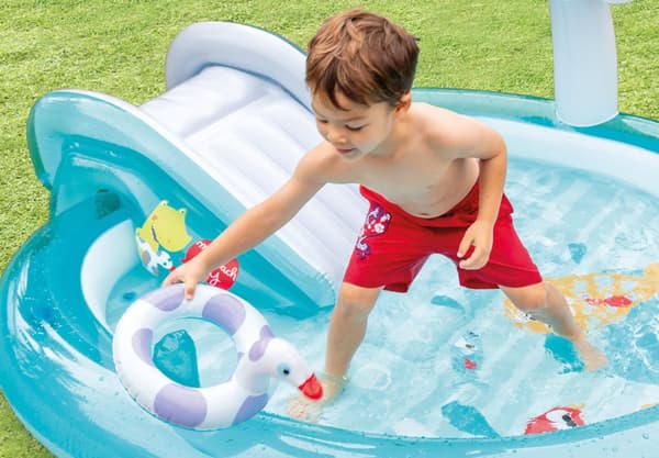 Pool rutschebane vandlegeplads soppebassin INTEX 57165