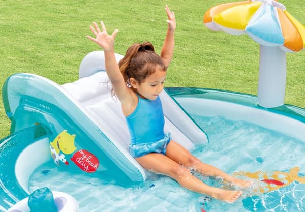 Pool rutschebane vandlegeplads soppebassin INTEX 57165