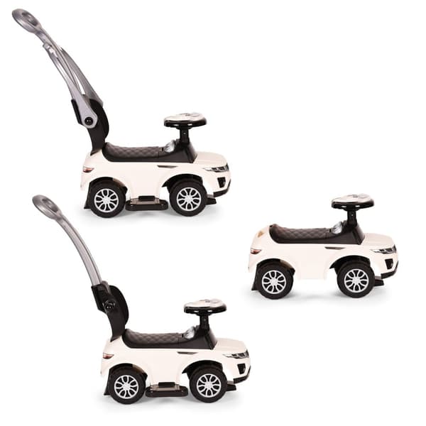 Rider walker pusher 3in1 lekebil superbil hvit