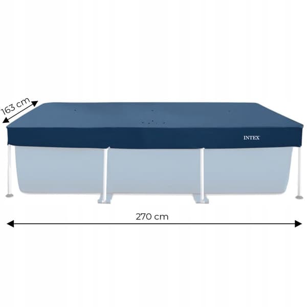 Suojapeitematto runkoaltaalle 2,6x1,6m Intex 28036