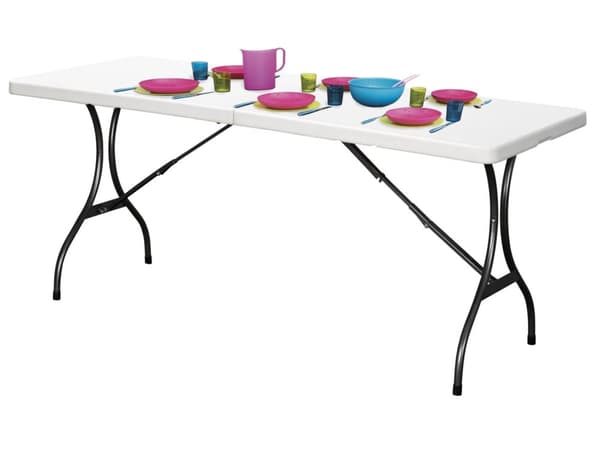 Catering bankett trädgårdsbord, fällbart, 240x70 cm, ModernHome
