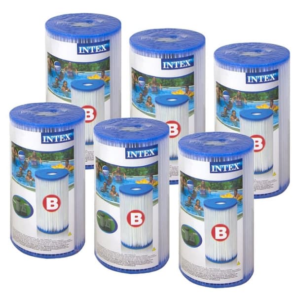 INTEX PUMPE FILTER FILTER 6 stk Type B 29005