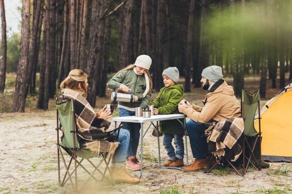 Turistbord, picnicbord, foldbar plade, 80x60 cm, hvid