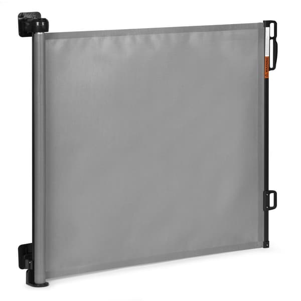 Skyddsgrindsspärrrulle, 150 cm, skyddande för trappor och dörrar, grå, ECOTOYS