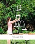Pikkukuva 3 / 3: Allastikkaat 122 cm, liukumattomat portaat, INTEX 28076