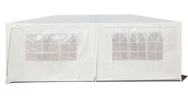 Hage kommersielle paviljongtelt, 3x6 m, 6 vegger, hvit, MultiGarden