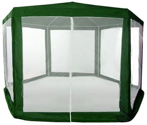 Have kommercielt pavillontelt, 2x2x2 m, med myggenet, grønt, MultiGarden