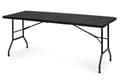 Miniatyrbillede 3 af 9: Cateringbord 180 cm, foldbart til kuffert, sort, ModernHome