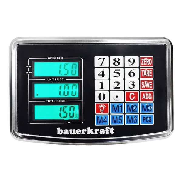 Elektronisk vægt 200 kg, lager, butik, platform, last, industri, LCD