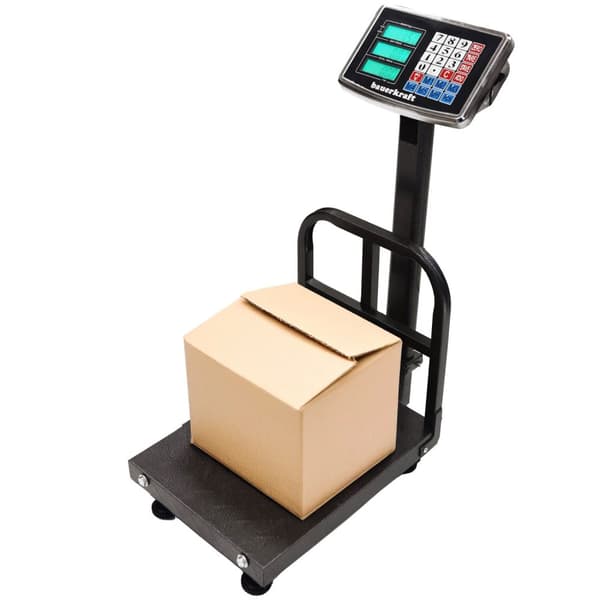 Elektronisk vægt 200 kg, lager, butik, platform, last, industri, LCD