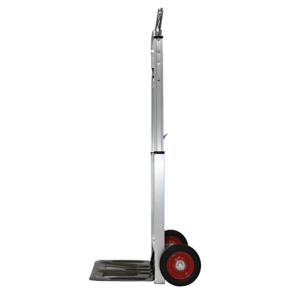 Sammenleggbar vogn i aluminium, transportlagervogn, 90 kg kapasitet