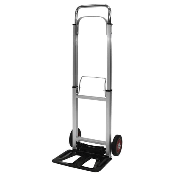 Sammenleggbar vogn i aluminium, transportlagervogn, 90 kg kapasitet