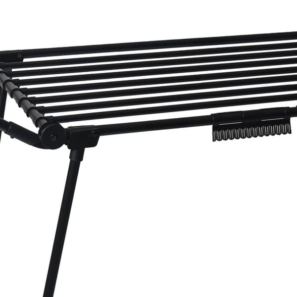 Tørrestativ, stående, altan, 25 meter, sort
