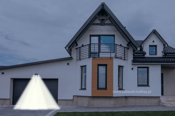 Solar have LED-lampe med bevægelsessensor, 4 tilstande